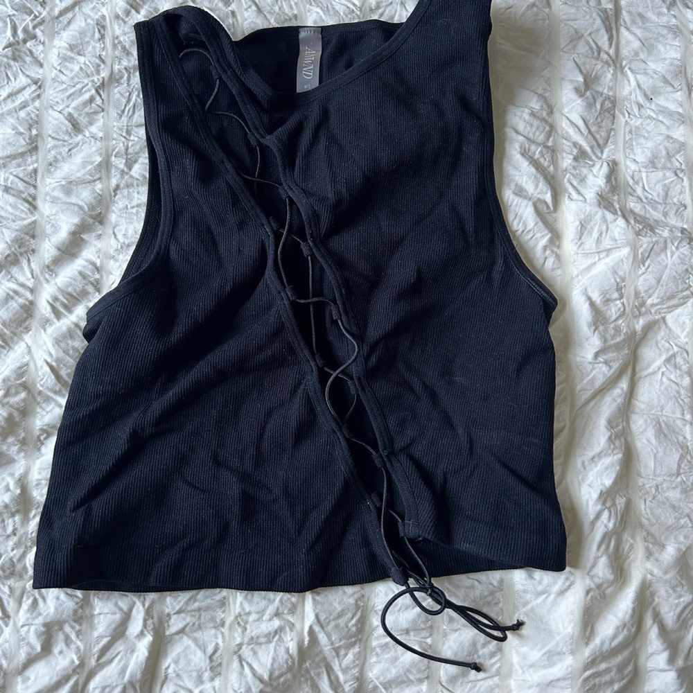 Black Sleeveless Top